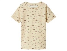 Name It t-shirt summer sand with dragonfly print  